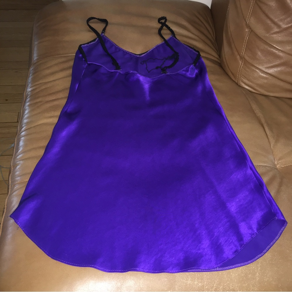 VTG Soft Moments New York Slip Nightie Nightgown Satin 100% polyester - Picture 5 of 8